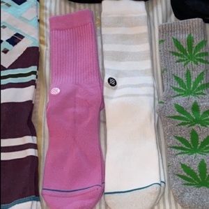 3 pairs Stance Crew Socks size L